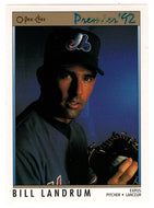 Bill Landrum - Pittsburgh Pirates (MLB Baseball Card) 1992 O-Pee-Chee Premier # 68 Mint
