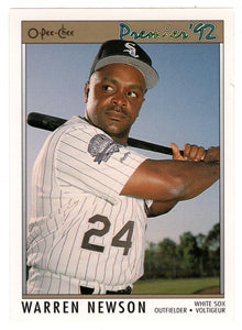 Warren Newson - Chicago White Sox (MLB Baseball Card) 1992 O-Pee-Chee Premier # 76 Mint