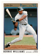 Bernie Williams - New York Yankees (MLB Baseball Card) 1992 O-Pee-Chee Premier # 109 Mint