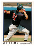 Scott Leius - Minnesota Twins (MLB Baseball Card) 1992 O-Pee-Chee Premier # 118 Mint