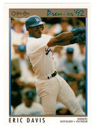 Eric Davis - Los Angeles Dodgers (MLB Baseball Card) 1992 O-Pee-Chee Premier # 129 Mint