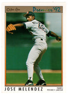 Jose Melendez - San Diego Padres (MLB Baseball Card) 1992 O-Pee-Chee Premier # 139 Mint