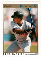 Fred McGriff - San Diego Padres (MLB Baseball Card) 1992 O-Pee-Chee Premier # 166 Mint