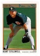 Kurt Stillwell - San Diego Padres (MLB Baseball Card) 1992 O-Pee-Chee Premier # 177 Mint