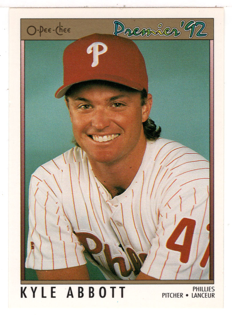 Kyle Abbott - Philadelphia Phillies (MLB Baseball Card) 1992 O-Pee-Chee Premier # 185 Mint