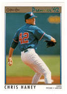 Chris Haney - Montreal Expos (MLB Baseball Card) 1992 O-Pee-Chee Premier # 186 Mint