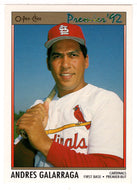 Andres Galarraga - St. Louis Cardinals (MLB Baseball Card) 1992 O-Pee-Chee Premier # 191 Mint