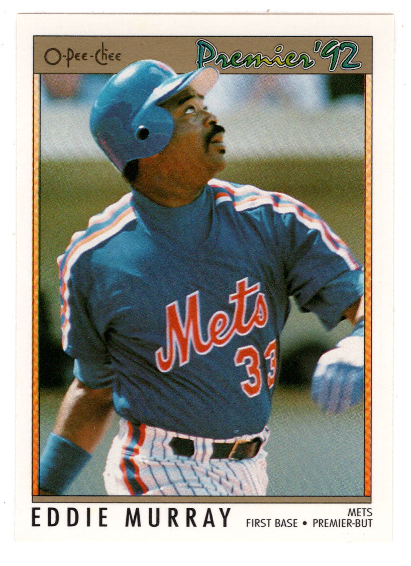 Eddie Murray - New York Mets (MLB Baseball Card) 1992 O-Pee-Chee Premier # 193 Mint