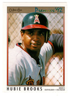 Hubie Brooks - California Angels (MLB Baseball Card) 1992 O-Pee-Chee Premier # 198 Mint