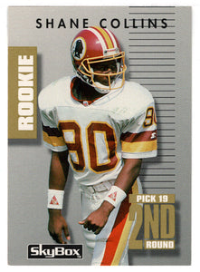 Shane Collins RC - Washington Redskins (NFL Football Card) 1992 Skybox Prime Time # 2-A Mint