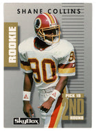 Shane Collins RC - Washington Redskins (NFL Football Card) 1992 Skybox Prime Time # 2-A Mint