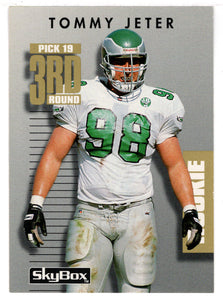 Tommy Jeter RC - Philadelphia Eagles (NFL Football Card) 1992 Skybox Prime Time # 9 Mint