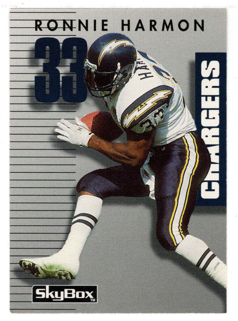 Ronnie Harmon - San Diego Chargers (NFL Football Card) 1992 Skybox Prime Time # 25 Mint