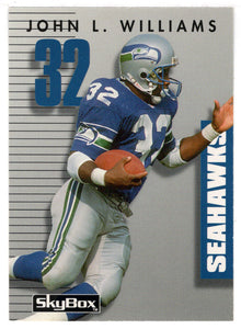 John L. Williams - Seattle Seahawks (NFL Football Card) 1992 Skybox Prime Time # 29 Mint
