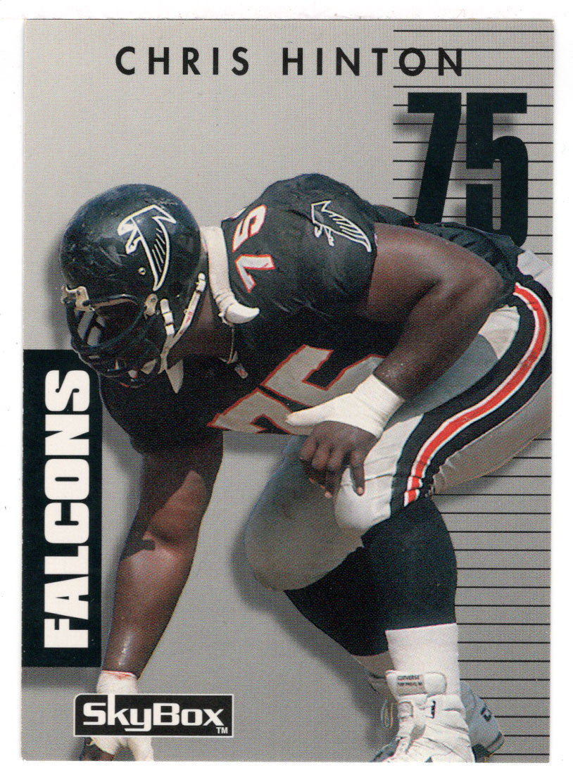 Chris Hinton - Atlanta Falcons (NFL Football Card) 1992 Skybox Prime Time # 30 Mint