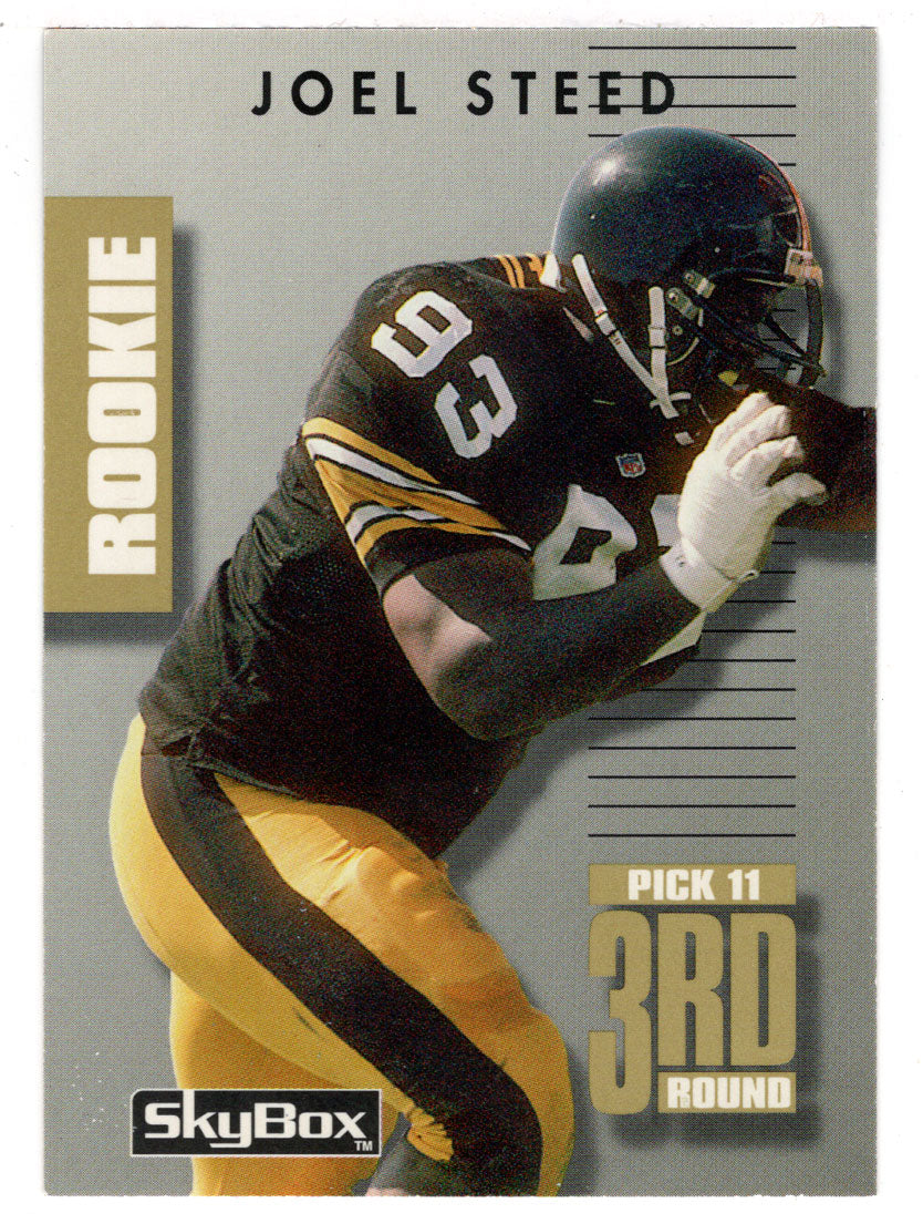 Joel Steed RC - Pittsburgh Steelers (NFL Football Card) 1992 Skybox Prime Time # 37 Mint