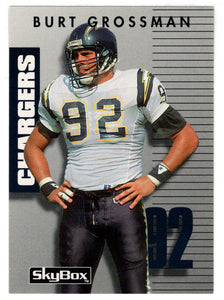 Burt Grossman - San Diego Chargers (NFL Football Card) 1992 Skybox Prime Time # 44 Mint