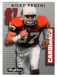Ricky Proehl - Phoenix Cardinals (NFL Football Card) 1992 Skybox Prime Time # 46 Mint