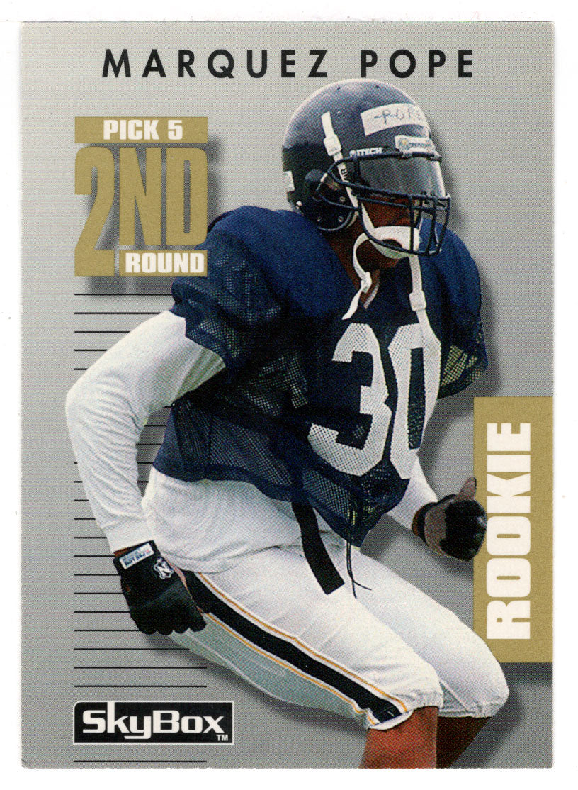 Marquez Pope RC - San Diego Chargers (NFL Football Card) 1992 Skybox Prime Time # 47 Mint
