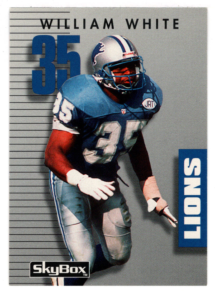 William White - Detroit Lions (NFL Football Card) 1992 Skybox Prime Time # 49 Mint