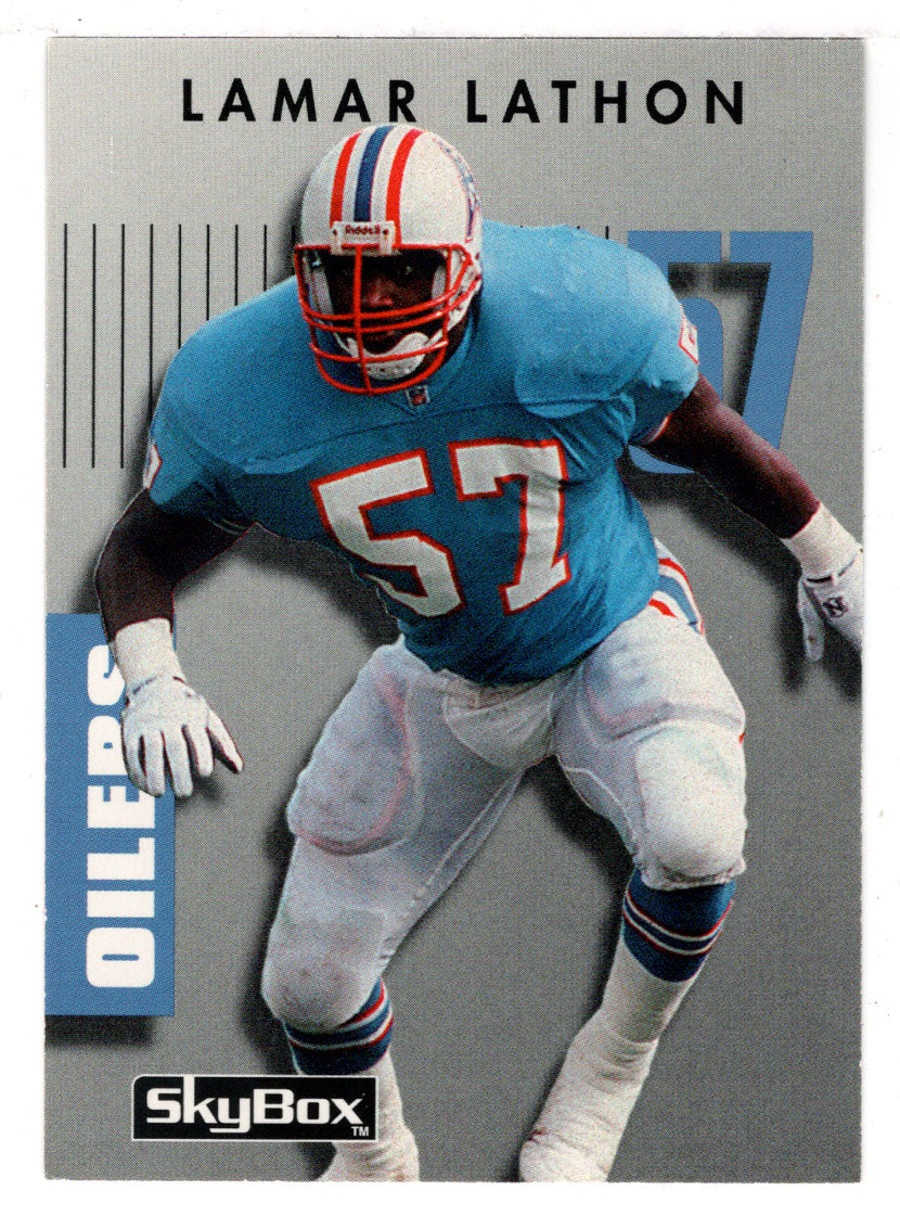 Lamar Lathon - Houston Oilers (NFL Football Card) 1992 Skybox Prime Ti –  PictureYourDreams