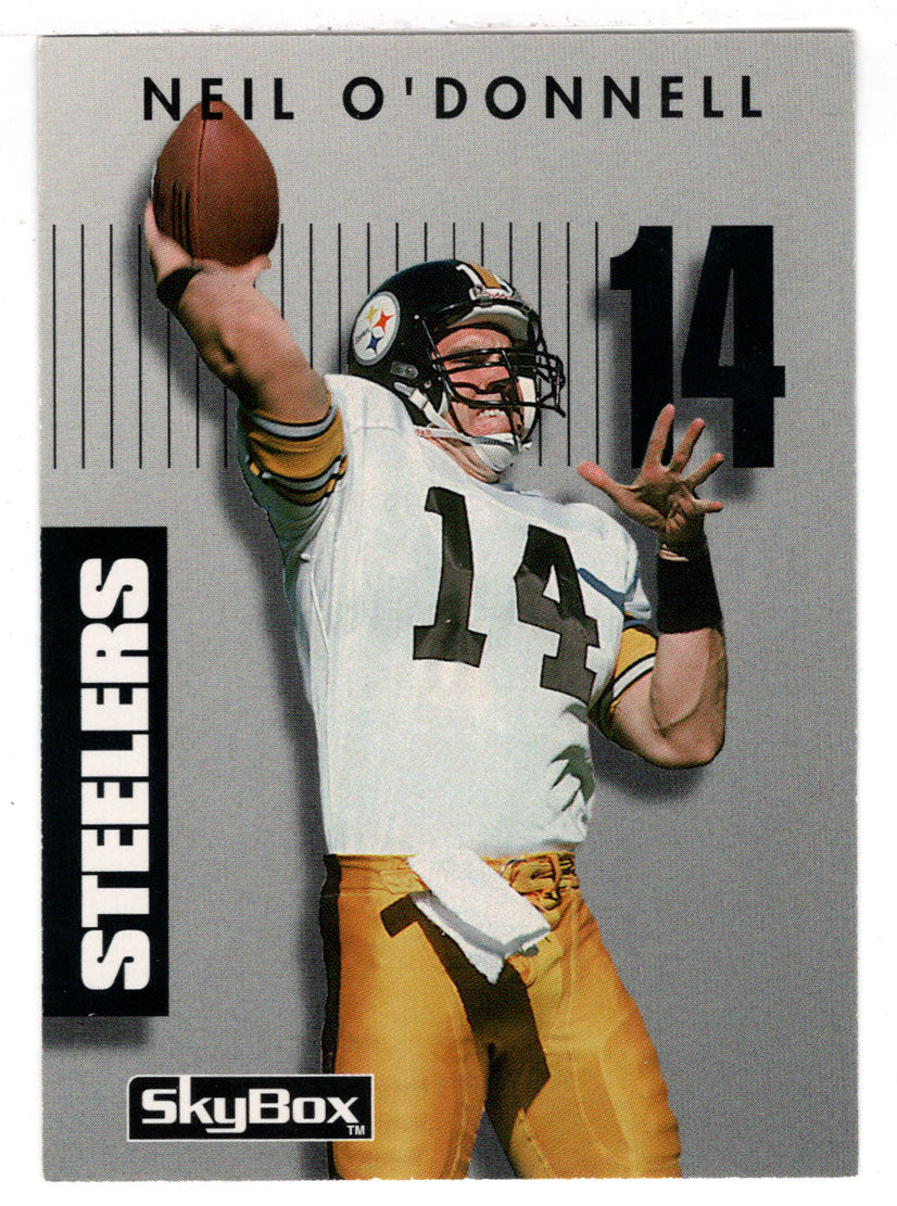 Neil O'Donnell - Pittsburgh Steelers (NFL Football Card) 1992 Skybox Prime Time # 64 Mint