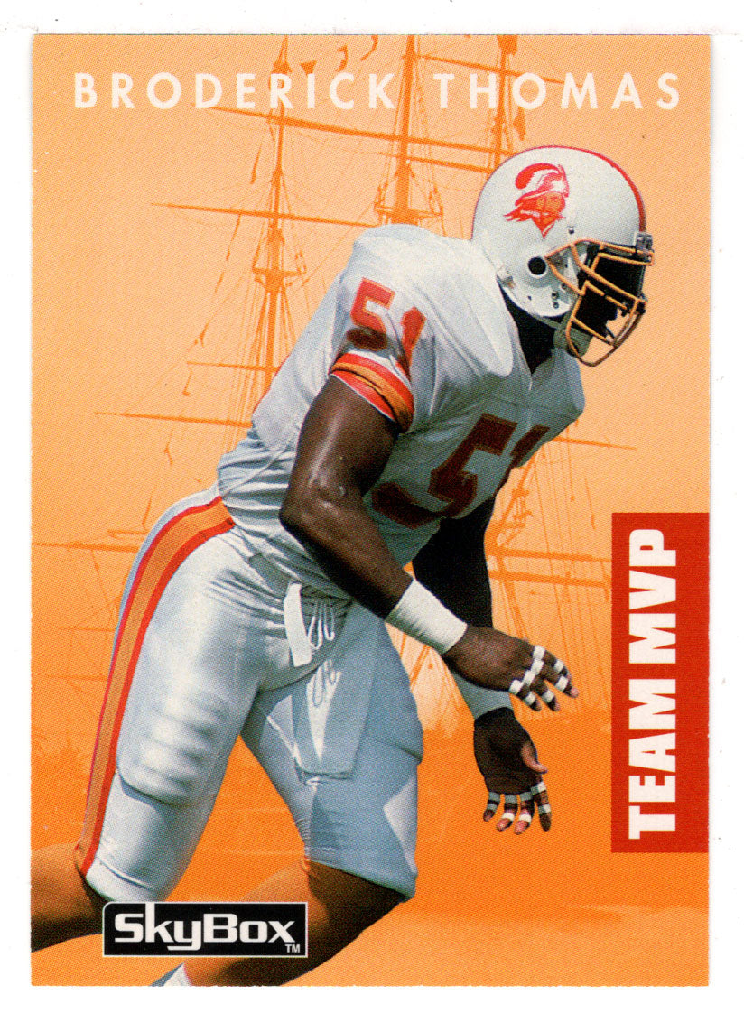 Broderick Thomas - Tampa Bay Buccaneers (NFL Football Card) 1992 Skybox Prime Time # 65 Mint