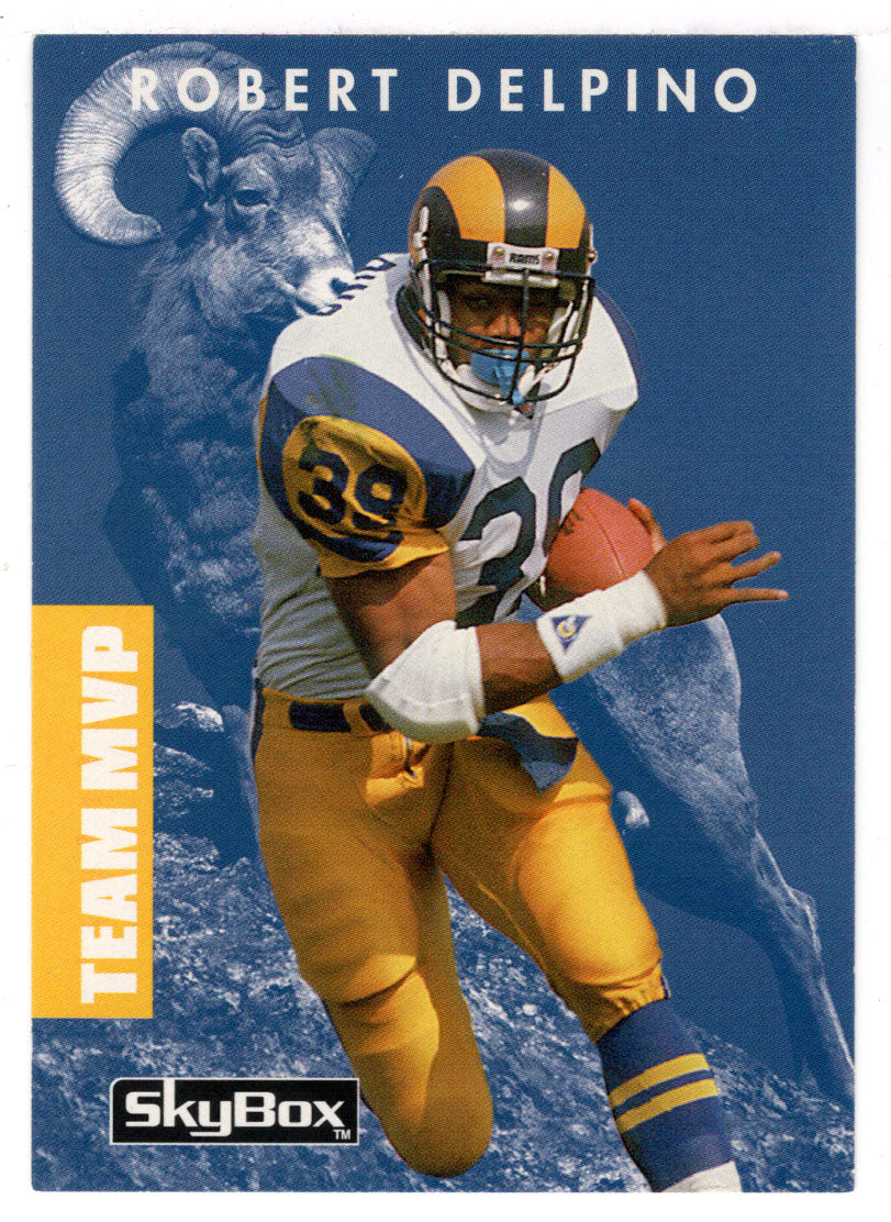 Robert Delpino - Los Angeles Rams (NFL Football Card) 1992 Skybox Prime Time # 68 Mint