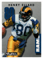 Henry Ellard - Los Angeles Rams (NFL Football Card) 1992 Skybox Prime Time # 81 Mint