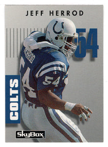 Jeff Herrod - Indianapolis Colts (NFL Football Card) 1992 Skybox Prime Time # 91 Mint
