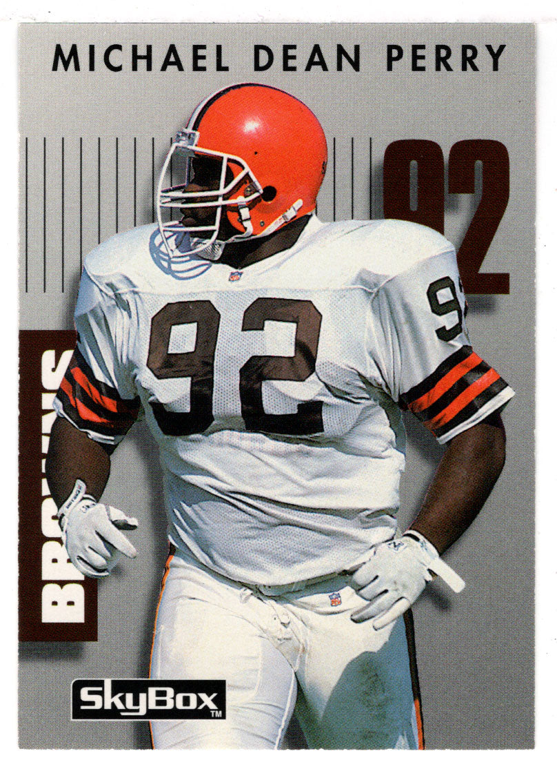 Michael Dean Perry - Cleveland Browns (NFL Football Card) 1992 Skybox Prime Time # 92 Mint