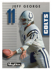 Jeff George - Indianapolis Colts (NFL Football Card) 1992 Skybox Prime Time # 104 Mint