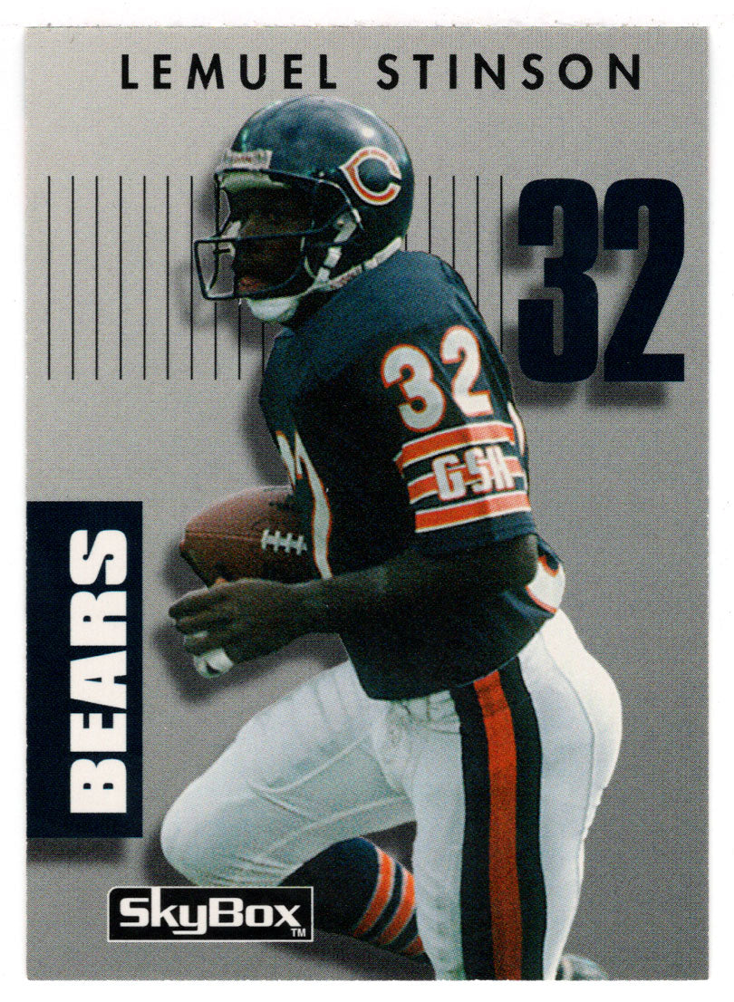 Lemuel Stinson - Chicago Bears (NFL Football Card) 1992 Skybox Prime Time # 109 Mint