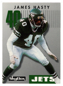 James Hasty - New York Jets (NFL Football Card) 1992 Skybox Prime Time # 120 Mint