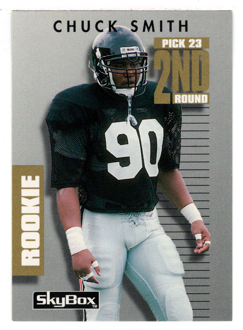 Chuck Smith RC - Atlanta Falcons (NFL Football Card) 1992 Skybox Prime Time # 129 Mint