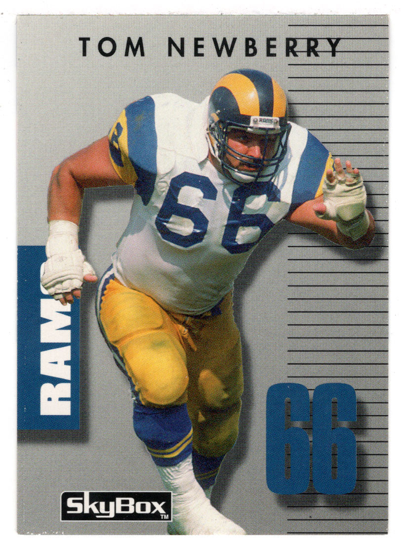 Tom Newberry - Los Angeles Rams (NFL Football Card) 1992 Skybox Prime Time # 131 Mint