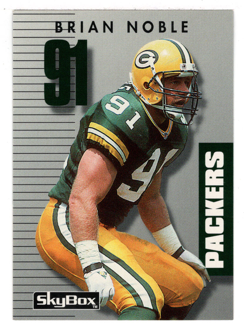 Brian Noble - Green Bay Packers (NFL Football Card) 1992 Skybox Prime Time # 136 Mint