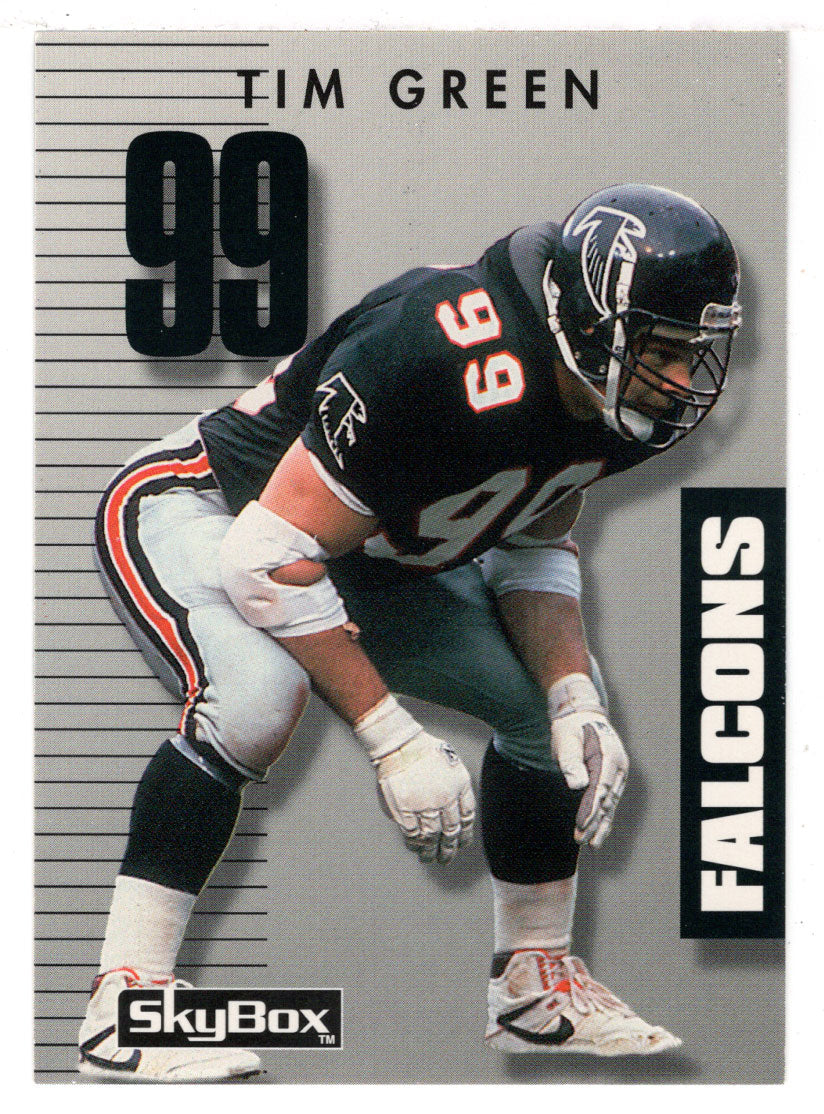 Tim Green - Atlanta Falcons (NFL Football Card) 1992 Skybox Prime Time # 143 Mint