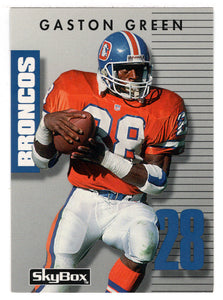 Gaston Green - Denver Broncos (NFL Football Card) 1992 Skybox Prime Time # 149 Mint
