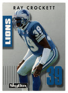 Ray Crockett - Detroit Lions (NFL Football Card) 1992 Skybox Prime Time # 158 Mint
