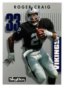 Roger Craig - Los Angeles Raiders (NFL Football Card) 1992 Skybox Prime Time # 171 Mint