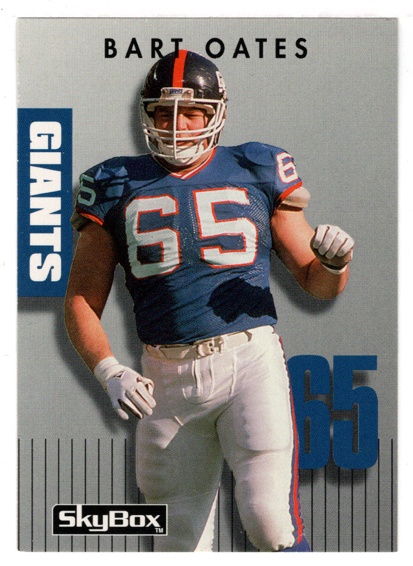 Bart Oates - New York Giants (NFL Football Card) 1992 Skybox Prime Time # 175 Mint