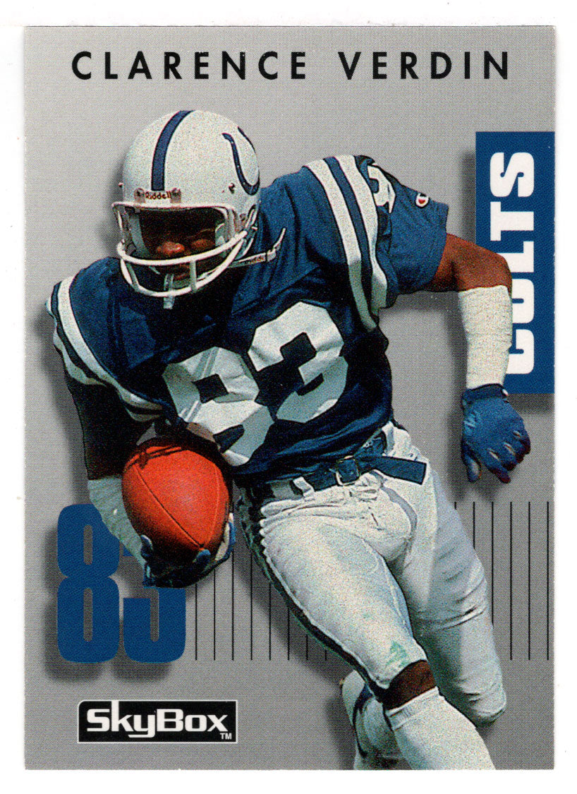 Clarence Verdin - Indianapolis Colts (NFL Football Card) 1992 Skybox Prime Time # 183 Mint