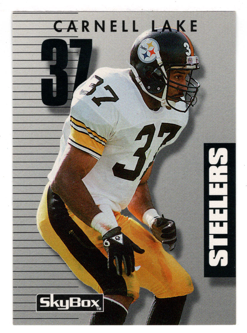 Carnell Lake - Pittsburgh Steelers (NFL Football Card) 1992 Skybox Prime Time # 187 Mint