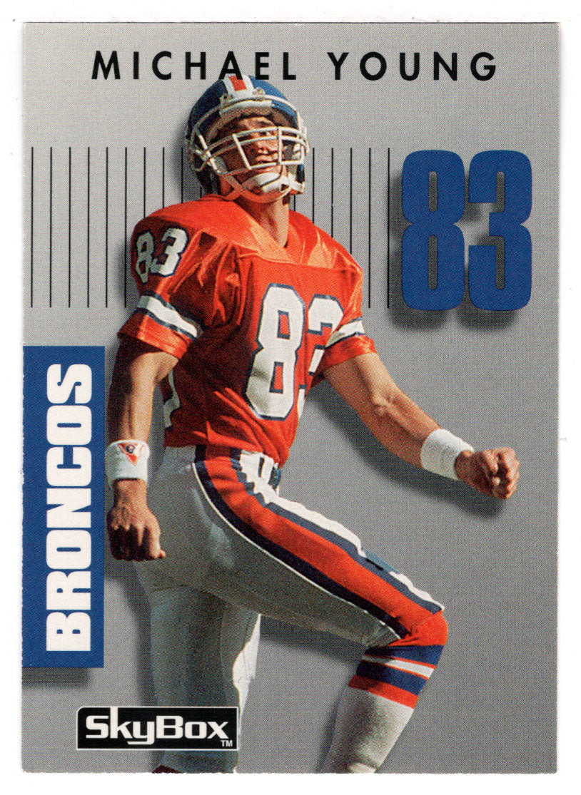 Michael Young - Denver Broncos (NFL Football Card) 1992 Skybox Prime Time # 194 Mint