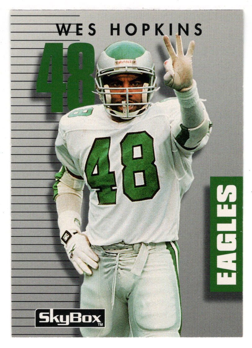 Wes Hopkins - Philadelphia Eagles (NFL Football Card) 1992 Skybox Prime Time # 196 Mint