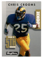 Chris Crooms RC - Los Angeles Rams (NFL Football Card) 1992 Skybox Prime Time # 199 Mint