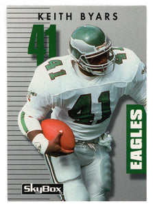 Keith Byars - Philadelphia Eagles (NFL Football Card) 1992 Skybox