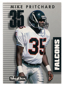 Mike Pritchard - Atlanta Falcons (NFL Football Card) 1992 Skybox Prime Time # 212 Mint