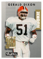Gerald Dixon RC - Cleveland Browns (NFL Football Card) 1992 Skybox Prime Time # 219 Mint